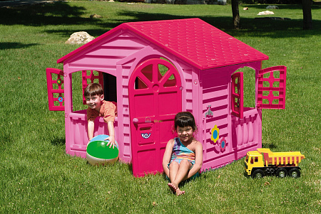 Детский домик игровой PalPlay 360 розовый