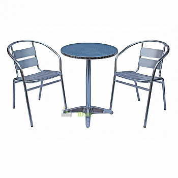 Комплект С-003 из искусственного ротанга 2 кресло столик