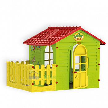 Детский домик Garden toys с забором 10839